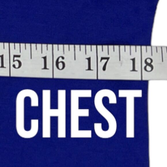 soho New York & Co Jeans WOMENS SMALL Blue 3/4 Sleeve Covered Strap-Back Top NEW - Picture 9 of 16